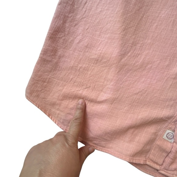 Marine Layer coral Lightweight Casual Shirt size L - Picture 3 of 6